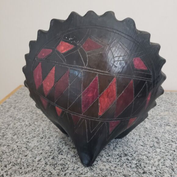 Vintage‎ Max Kerlow? Sculpture Folk Art Mexican Pottery Owl Statue Figure. Heavy - Picture 3 of 8